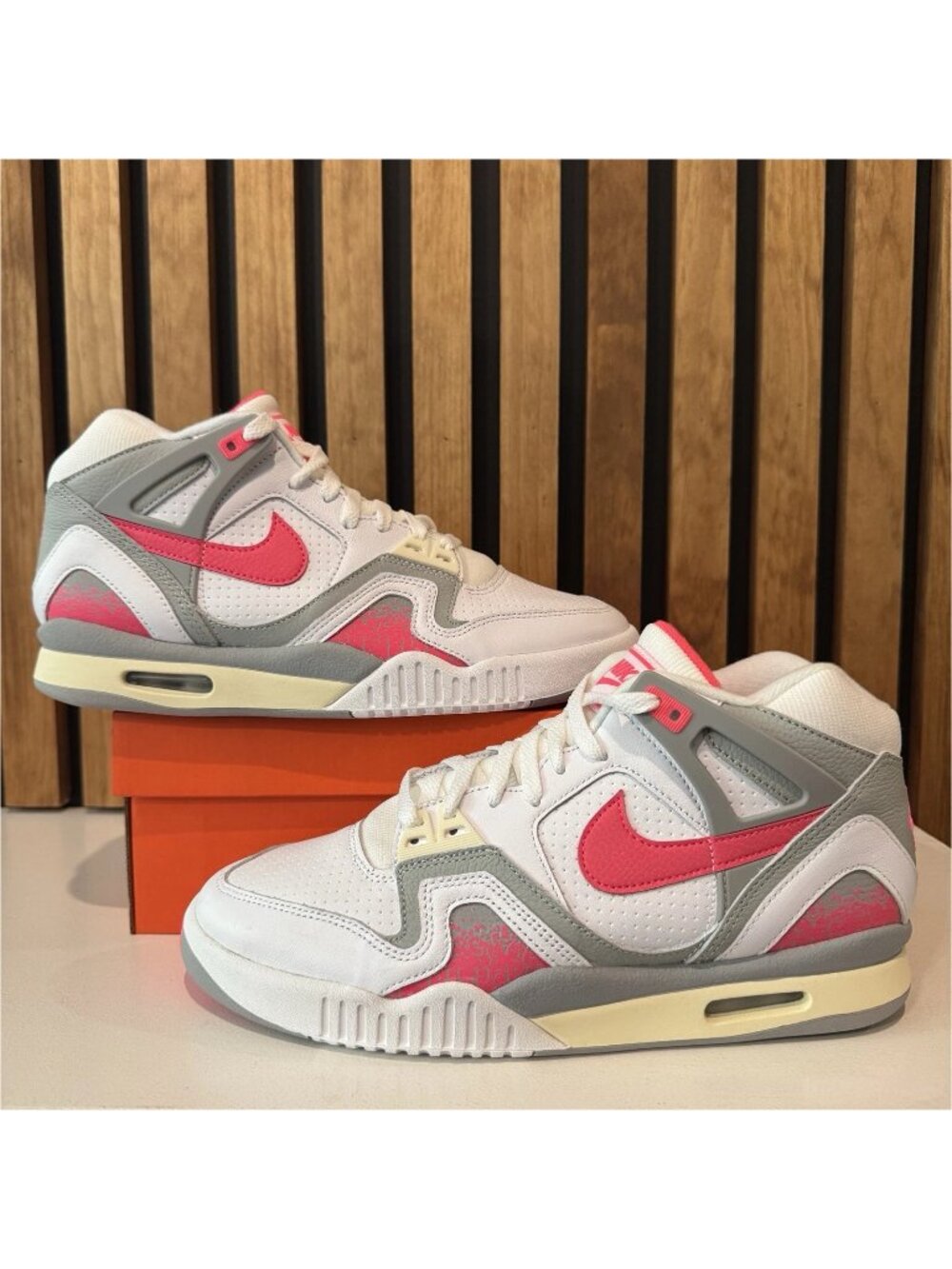 Nike Air Tech Challenge 2 Andre Agassi Racer Pink FZ9033-100 Mens 11